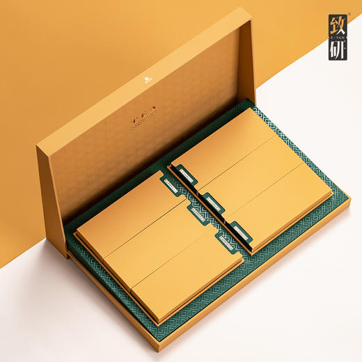 国庆高档精致二三两装茶叶包装盒通用岩茶红茶12小泡袋礼盒装空盒定制 商品图1