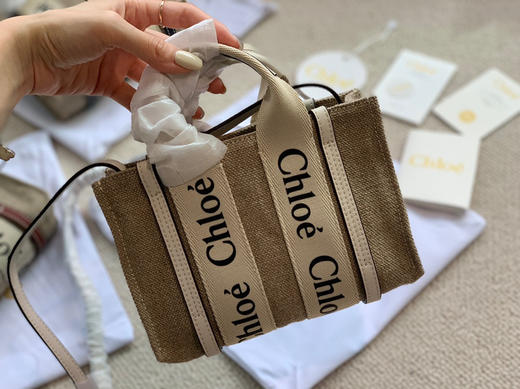 Chloe.woody mini托特 -白色 商品图8