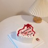 爱心形红色花朵蛋糕 -低糖处理无添加 商品缩略图0