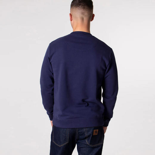 KENZO 高田贤三 男士棉质经典大虎头印花圆领长袖卫衣 藏蓝色 FC65 SW141 4XF 76 商品图1