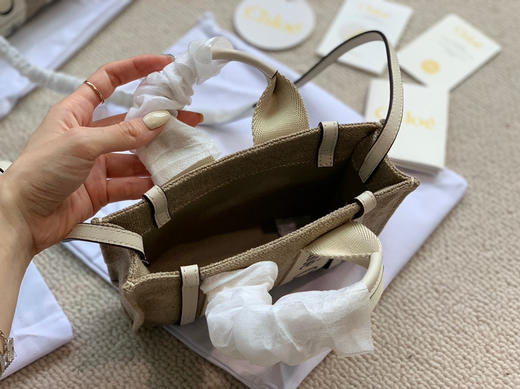 Chloe.woody mini托特 -白色 商品图4