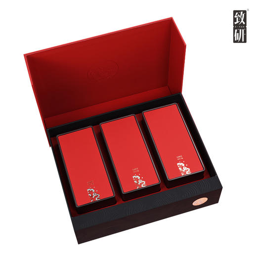 中秋复古高端绿茶三铁罐茶叶礼品盒通用绿茶铁观音水仙茶叶包装盒 商品图4
