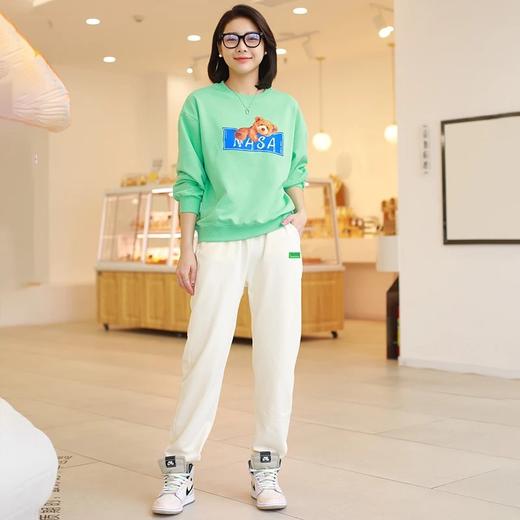 【爆款特价 提前购】龙之涵 亲子款精棉卫衣卫裤套装  婴幼儿A类标准 舒适百搭中大童休闲裤90-175码 商品图6