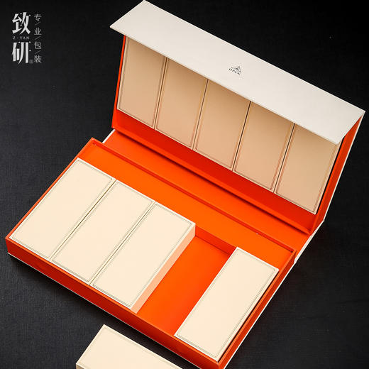 春节高档茶叶包装盒空礼盒岩茶红茶半斤装通用礼品盒大红袍茶叶盒定制 商品图1