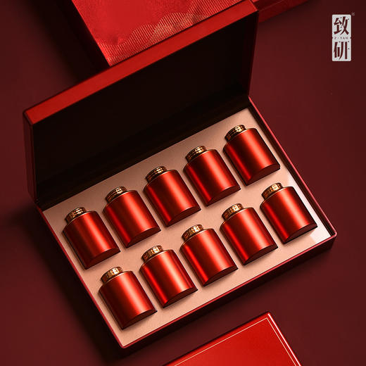 高端亚克力10泡小罐茶包装盒通用红茶普洱茶精致茶叶礼盒装空盒子 商品图1