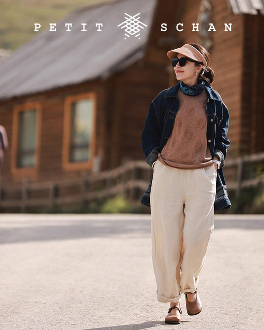 PETIT SCHAN小闪 #039 smiling cap 笑脸帽  进口拉菲草辫发箍空顶帽女防晒遮阳防紫外线帽子 商品图4