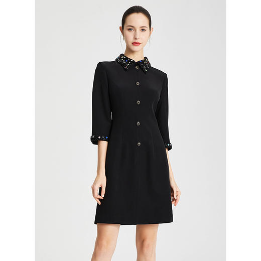 PG89D斯尔丽瑟俪夏季时尚新品手工钉珠HX型连衣裙 商品图1