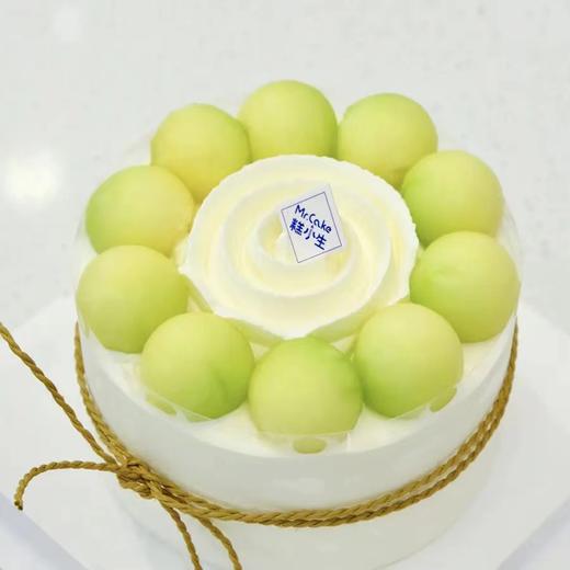 5寸【招行专享】玫珑蜜瓜蛋糕，回归上市！初夏，从吃瓜开始，清爽玫珑蜜瓜+新西兰动物奶油的完美结合！ 商品图1