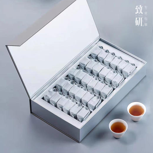 高端通用岩茶三两摆泡茶叶盒空盒子定制铁观音半斤装茶叶包装礼盒 商品图3