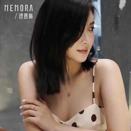 【积分抵值】MEMORA诗普琳时光印记系列时光之心玫瑰18K金钻石项链灵动套链DN053201、DN0532 商品图2