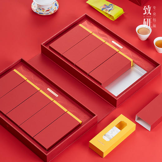 造极高端茶叶盒空盒子定制10内盒半斤装岩茶红茶通用茶叶包装礼盒 商品图2