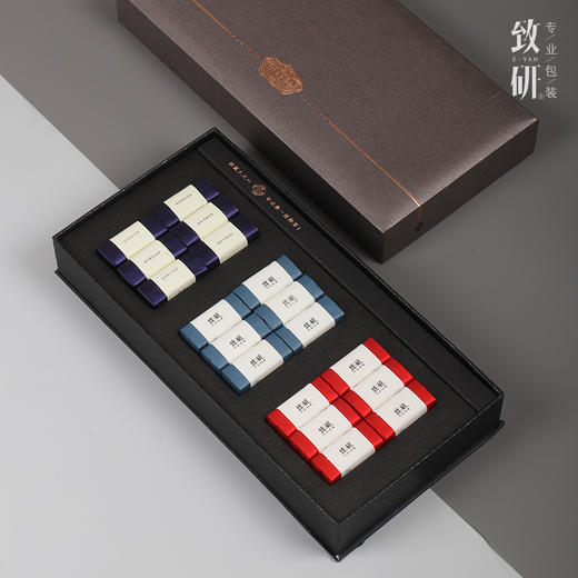高档竹制岩茶18泡茶叶包装盒空礼盒通用红茶大红袍三两装茶盒定制 商品图2