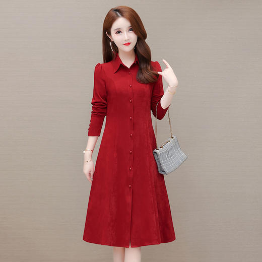 YWE OMSCB2132优雅风衣中长外套 商品图2