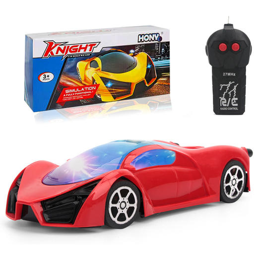 【超酷超帅的跑车】儿童玩具礼品赠品大号二通电动遥控车灯光玩具夜市地摊玩具车赛车 商品图4