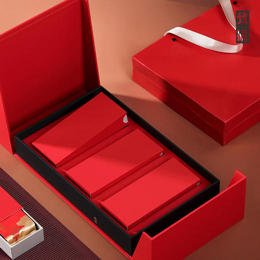 高档六泡岩茶礼品盒通用UV定制红茶白茶一两精致茶叶包装盒空礼盒 商品图1