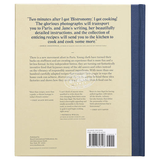 【中商原版】小酒馆 新巴黎小酒馆的食谱 IACP烹饪书奖 Bistronomy Recipes from New Paris Bistros 英文原版 Jane Sigal 商品图1