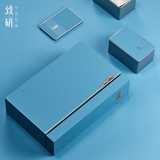 如初新款高档铁观音茶叶盒铁盒通用岩茶摆泡正山小种茶叶礼盒空盒 商品图3