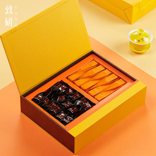 春节高端三两摆泡茶叶盒空礼盒大红袍岩茶金骏眉通用茶叶礼盒装空盒子 商品图1