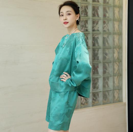 直播秒杀|盛唐牡丹 重缎香云纱女短裤（单件） .潮快闪[福利品] 商品图0