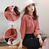 XZ-Q6612秋季设计感小众衬衫优雅甜美衬衣新款女装小清新上衣 商品缩略图3