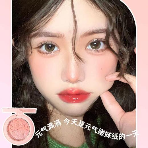 HOLD LIVE粉樱花园腮红渐变腮紫自然裸妆学生党日常哑光细闪胭脂 商品图1