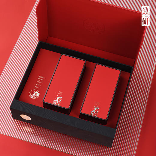 中秋高档铁观音双罐茶叶盒铁盒通用定制绿茶水仙茶叶礼盒装空盒子 商品图1