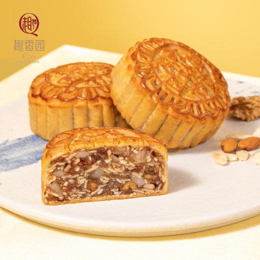 趣香园【金腿五仁】月饼 中秋员工团购送礼 心系团圆 商品图1