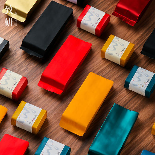 高端通用茶叶包装袋铝箔小泡袋红茶岩茶触感长泡袋小批量烫金定制 商品图1