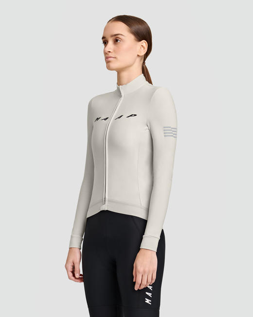 MAAP 女士 Evade Thermal LS Jersey Fog 加绒长袖骑行服 商品图0