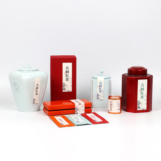 茶叶不干胶贴标定制水纹洒金纸西湖绿茶龙井黄金芽茶叶包装标签纸 商品图2