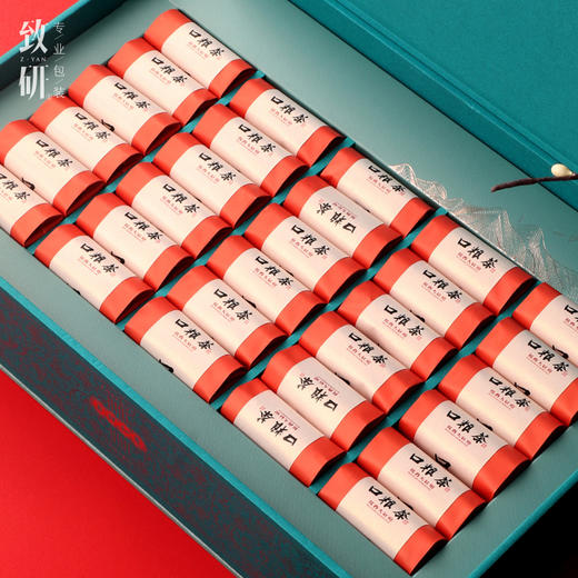 吉祥高档岩茶半斤装空礼盒通用红茶大红袍长泡袋30摆泡茶叶包装盒 商品图2