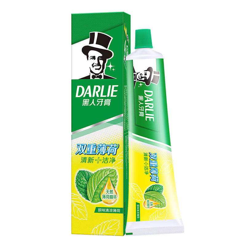 黑人双重薄荷牙膏90g*3支