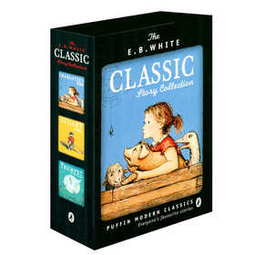 E.B.怀特经典故事集3册 夏洛的网等 儿童经典文学读物