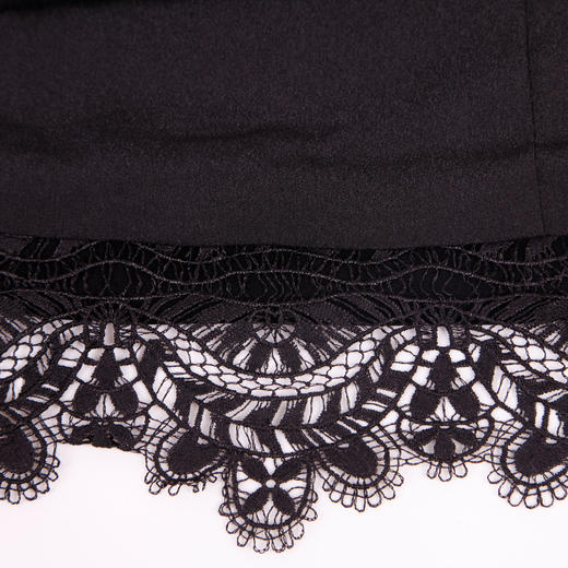 LA807斯尔丽瑟俪2021年春季上新衬衫领烫钻小礼服 商品图3