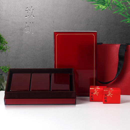 红茶茶叶包装盒高档亚克力通用茶叶盒 岩茶大红袍6泡装空礼盒定制 商品图3