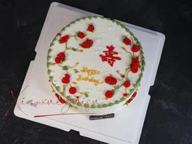 祝寿写字蛋糕款式2