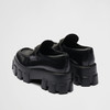 【二】PRADA 普拉达 女士 Monolith 拉绒皮革金属三角徽标乐福鞋 黑色 1D649M B4L F0002 商品缩略图2