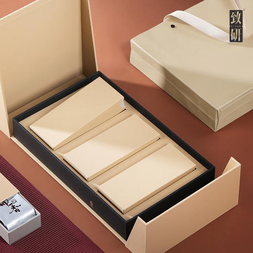 高档六泡岩茶礼品盒通用UV定制红茶白茶一两精致茶叶包装盒空礼盒 商品图2