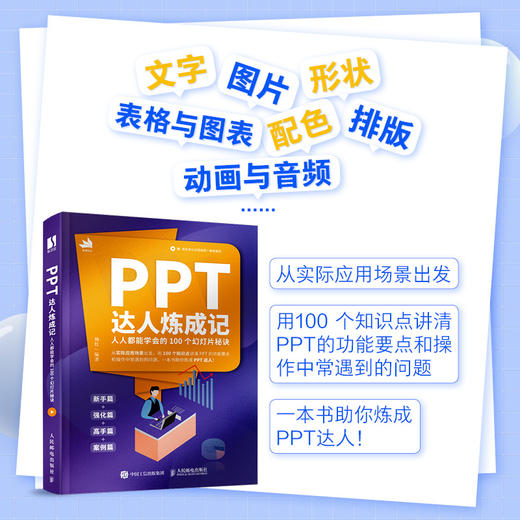 PPT达人炼成记 **能学会的100个幻灯片秘诀 ppt制作教程Office办公软件教程书ppt演讲力 商品图3
