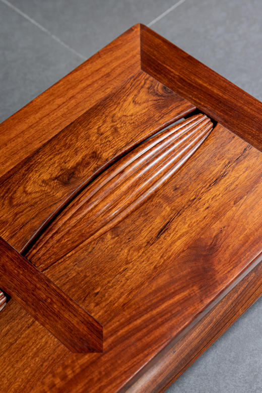 红桥红  家具严选  缅甸花梨（大果紫檀）【60 滚轴养身脚踏】 商品图5