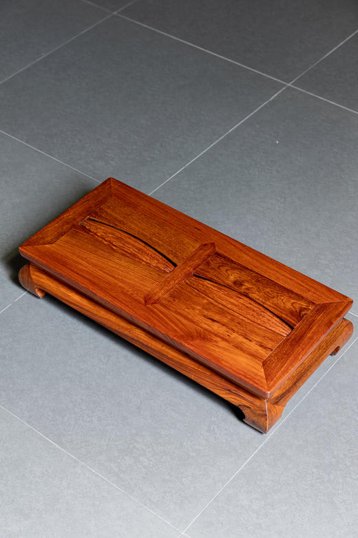 红桥红  家具严选  缅甸花梨（大果紫檀）【60 滚轴养身脚踏】 商品图7