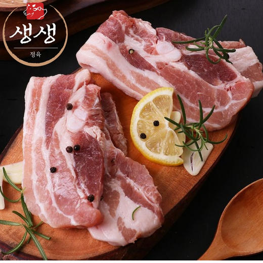生生精肉 长款五花肉500g   商品图0