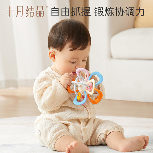曼哈顿手抓球宝宝磨牙棒咬咬胶硅胶牙胶可啃咬益智玩具 商品图2