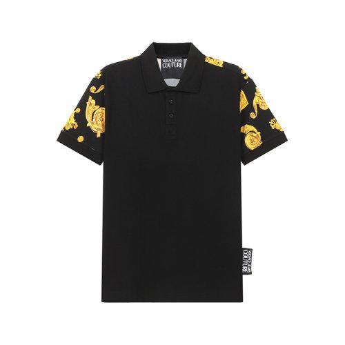 VERSACE JEANS COUTURE/VERSACE JEANS COUTURE 范思哲 2021款 男士短POLO 男士棉质短袖POLO衫 B3GVB7PA 36571 商品图5