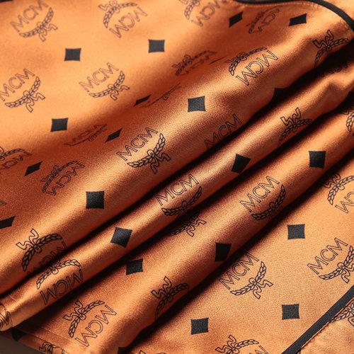 MCM/MCM 男睡衣/家居服 男士丝质居家长裤睡裤LOGO图案 MHXBSMM09 商品图4