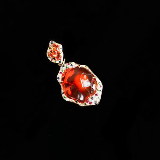 墨西哥火欧泊吊坠12.309ct 商品图0