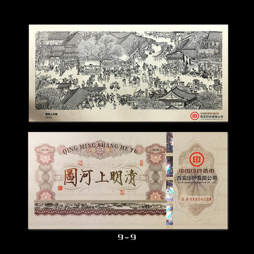 《清明上河图》纪念钞艺券 完整套装（共9张） 商品图10