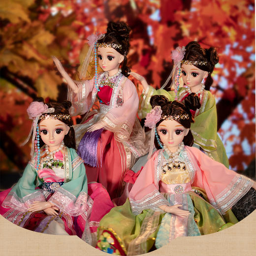 萝菲雅汉服古风娃娃60公分757SD016（款式随机） 商品图0