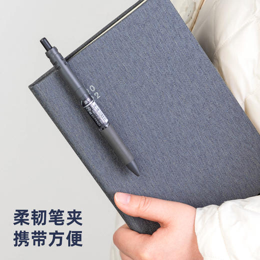 得力S01-A扩容速干中性笔0.5mm尖锥头(黑)(支) 商品图4