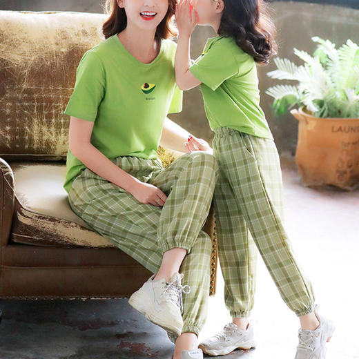 裁缝学苑QZ34 亲子儿童短袖t恤纸样裤子套装女装做衣服打版样板图 商品图1